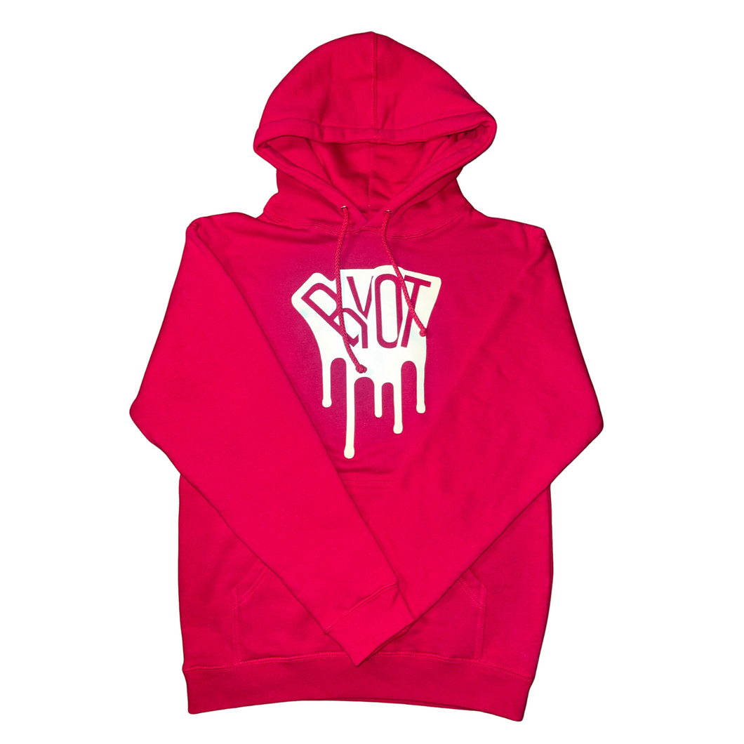 BYOT SLIME HOODIE (RED/WHITE)